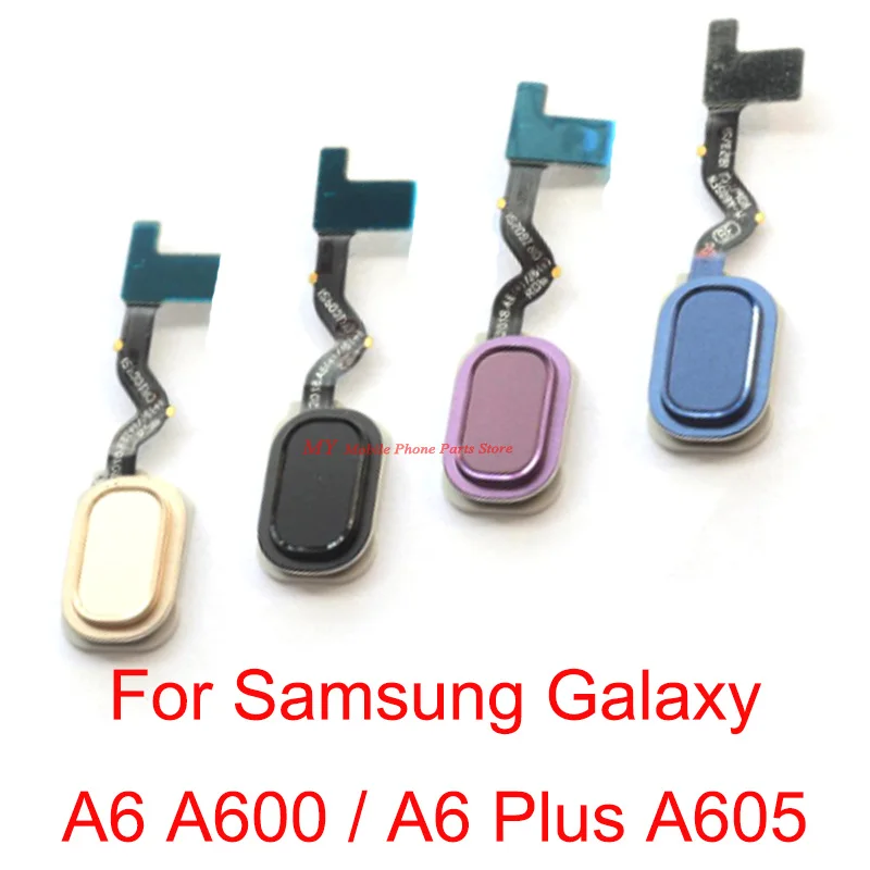 Шлейф с сенсором отпечатков пальцев для Samsung Galaxy A6 2018 A600 / Plus + A605 A605F | Мобильные