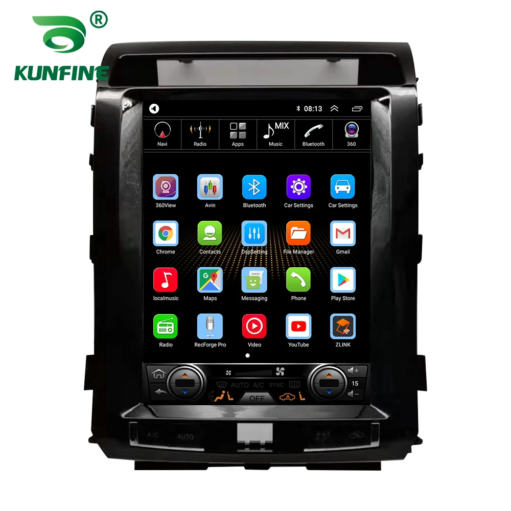Tesla экран Octa Core 4 Гб RAM 64GM ROM Android 10 0 автомобильный DVD GPS плеер Deckless Car Stereo для Toyota Land