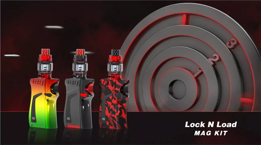 Vape Smok MAG Комплект Elektronik Sigara225W коробка мод испаритель FV12 Prince POD бак катушки сигареты электронная сигарета атомайзер S168