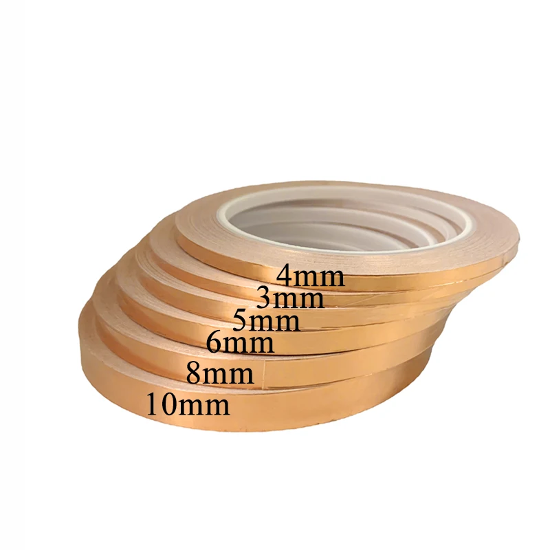 10M 20M 25M Copper Foil Tape with Conductive Shielding Tape Snail Tape Stain Glass Home Appliance DIY Copper  Tape images - 6