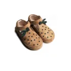 Туфли детские замшевые в горошек, повседневная обувь для мальчиков и девочек, Подарочный обувь на плоской подошве для учеников из натуральной кожи, школьная обувь, осень