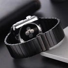 Стальной ремешок для Apple Watch Band 44 мм 40 мм 38 мм 42 мм стальной ремень Смарт-часы браслет для HW22 T500 W26