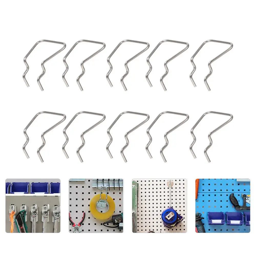

20Pcs Tool Display Shelf Rack Hook Exhibition Display Hook for Hardwares Tool