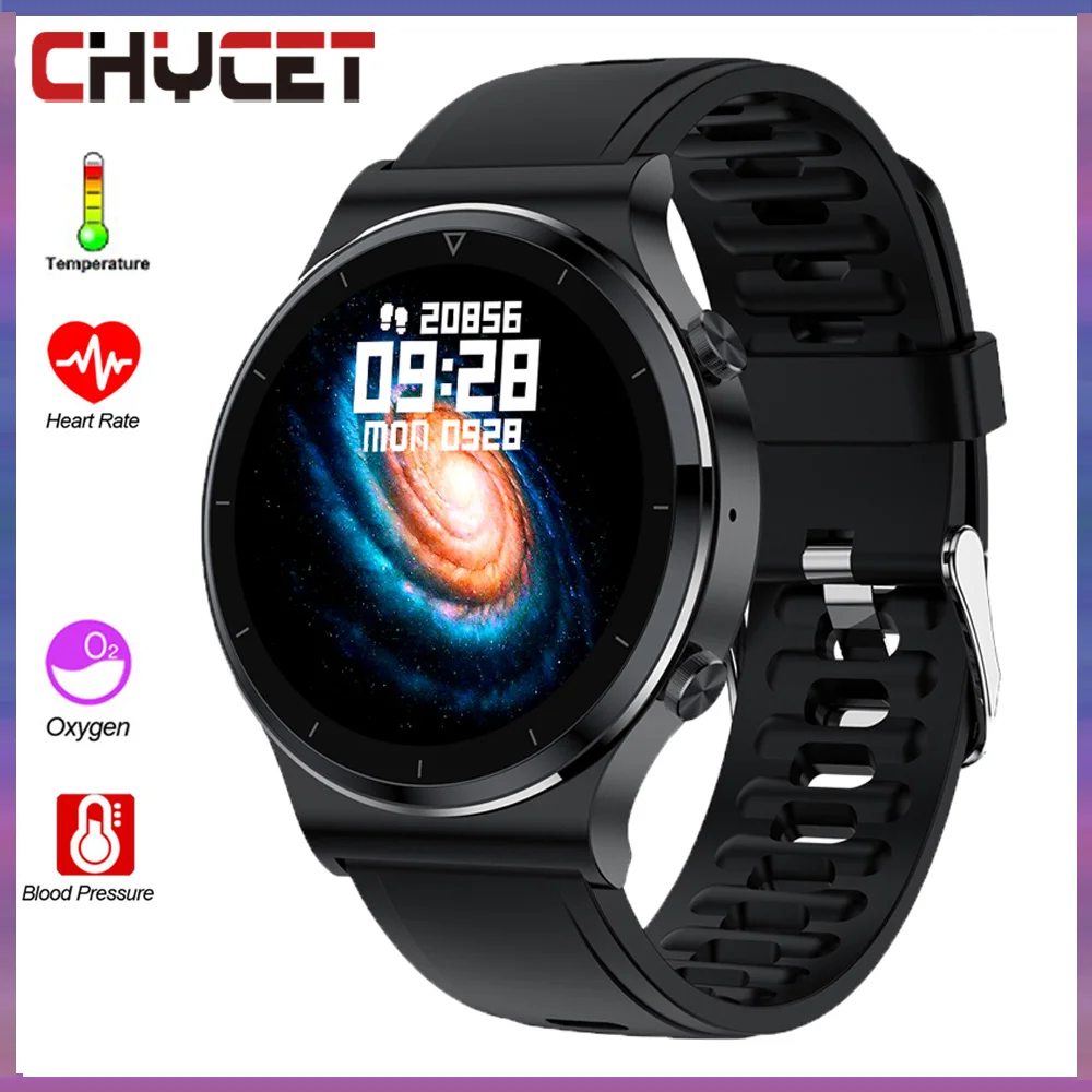 

CHYCET New Smart Watch Men Women Watches Blood Pressure Monitor Sport Fitness Watch Full Touch Screen for Android IOS Huawei