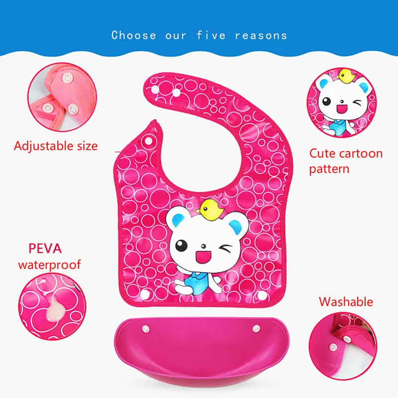 1 шт. милый детский шарф нагрудники для новорожденных Водонепроницаемые Детские