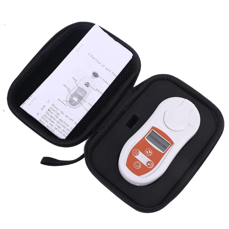 

J2FB LCD Digital Display Alcohol Tester Liquor Self-brewed Rice Wine Concentration Measuring Meter Home Bar Alcohol Detector