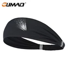 Летние девушки мужчины Эластичный Напульсник спортивная повязка на голову Бег Фитнес абсорбент Велоспорт пробежка теннис Йога тренажерный зал Пот повязка для волос