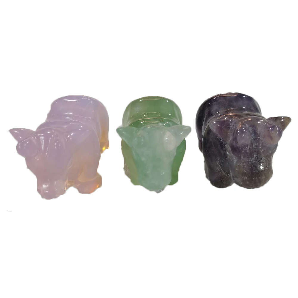 

Натуральный кристалл, искусственный кварц, резная корова, медведь, слон, лягушка, пингвин, аметист, флюорит, минеральное украшение для дома