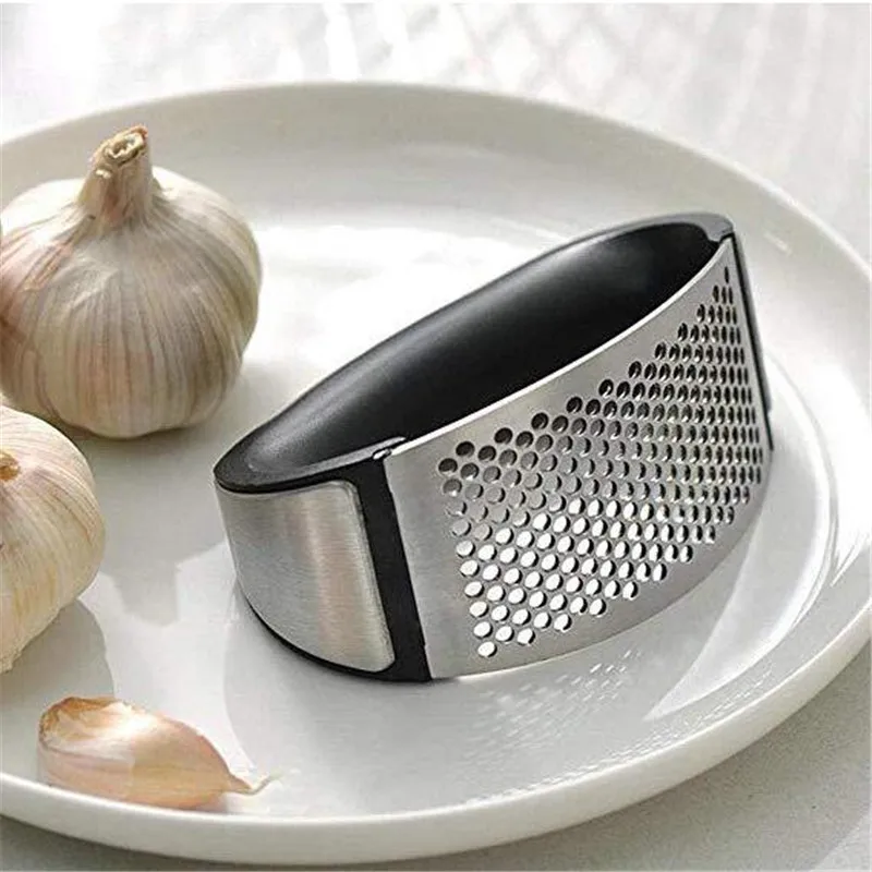 

Garlic Press Stainless Steel Garlic chopper CrusherKitchen Accessories Vegetable Garlic Squeezer Masher long handle Mincer
