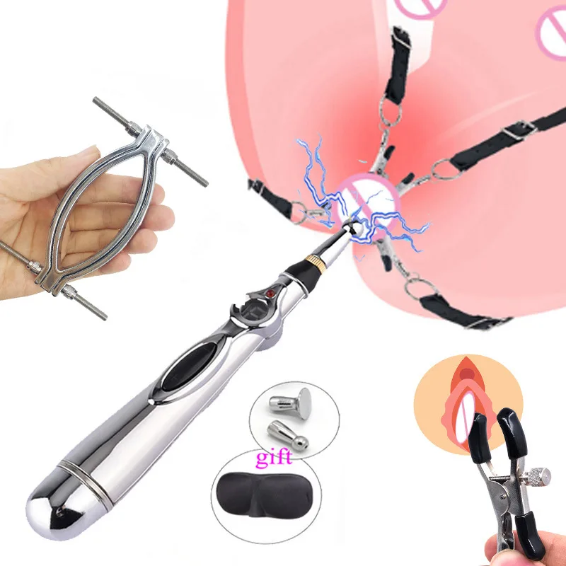 Товары для взрослых электрошоковая мастурбация массажная палочка клипса