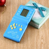 classic tetris hand held lcd electronic game toys fun brick game riddle handheld game console random color