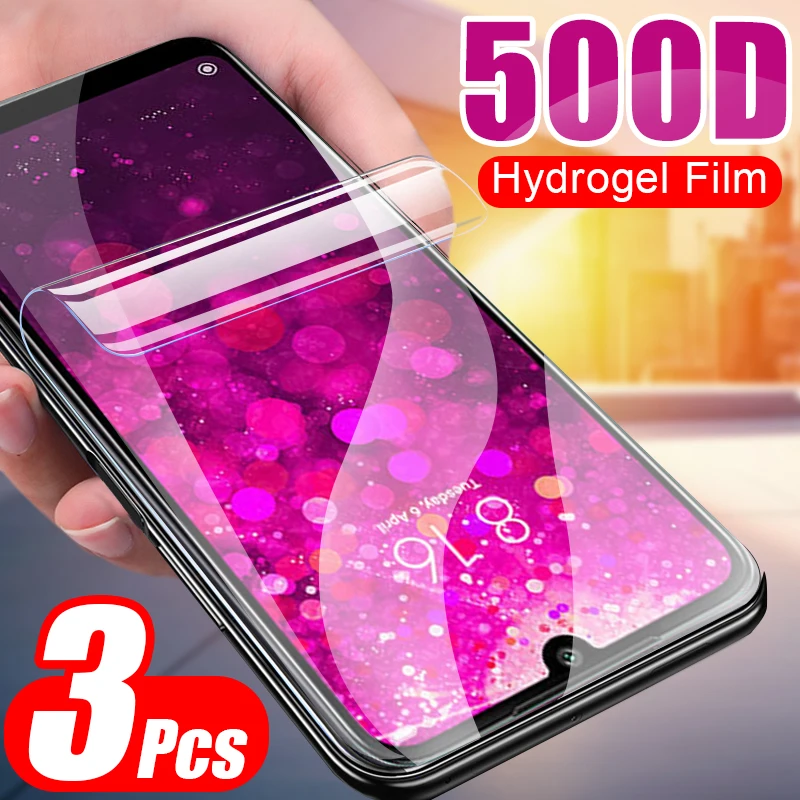 Защитная Гидрогелевая пленка 500D для Xiaomi mi 8 9 SE Pro Lite A1 A2 A3 CC9 9T Pocophone F1 защита экрана