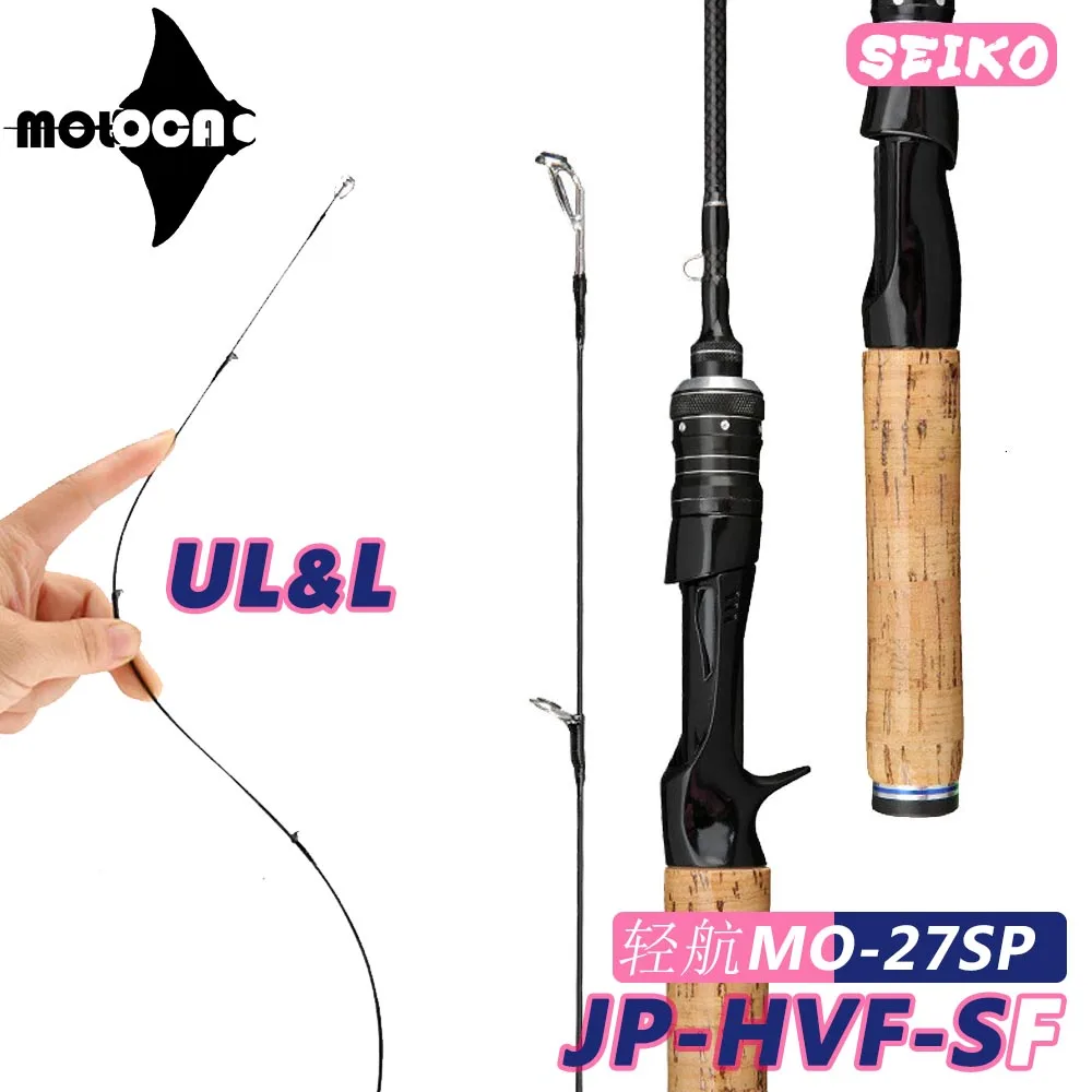 Fishing Rod Spinning Casting Ultralight 1.68m-2.1m Double Tip UL&L Surfcasting Canne A Peche Carbonne Pesca Accesorios Mar Tools