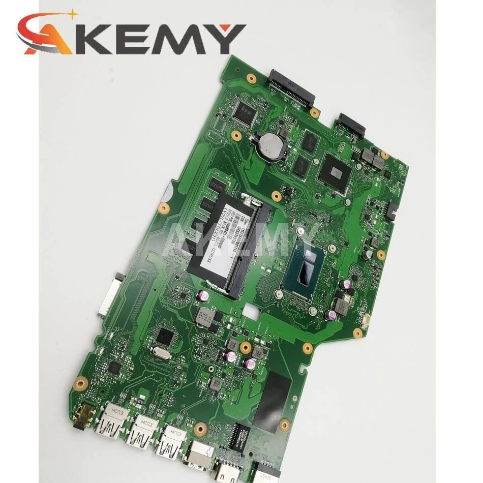 

X751LD For ASUS X751LN X751LJ K751L X751LD Laptop motherboard I7-4500U CPU 4GB RAM with GT820M graphic card Mainboard test good