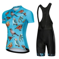 summer short sleeve cycling jersey 5d gel pad bib short set female bicycle clothing women racing bike clothes kits cycle maillot