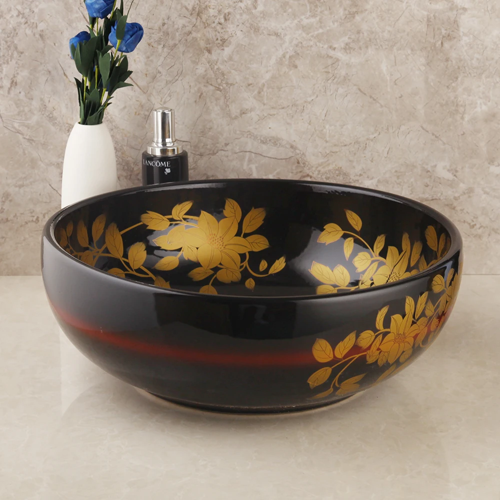 KEMAIDI набор керамических раковин для ванной комнаты раковина на бортике кран