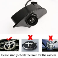 car front view parking logo camera night vision positive waterproof front camera for toyota