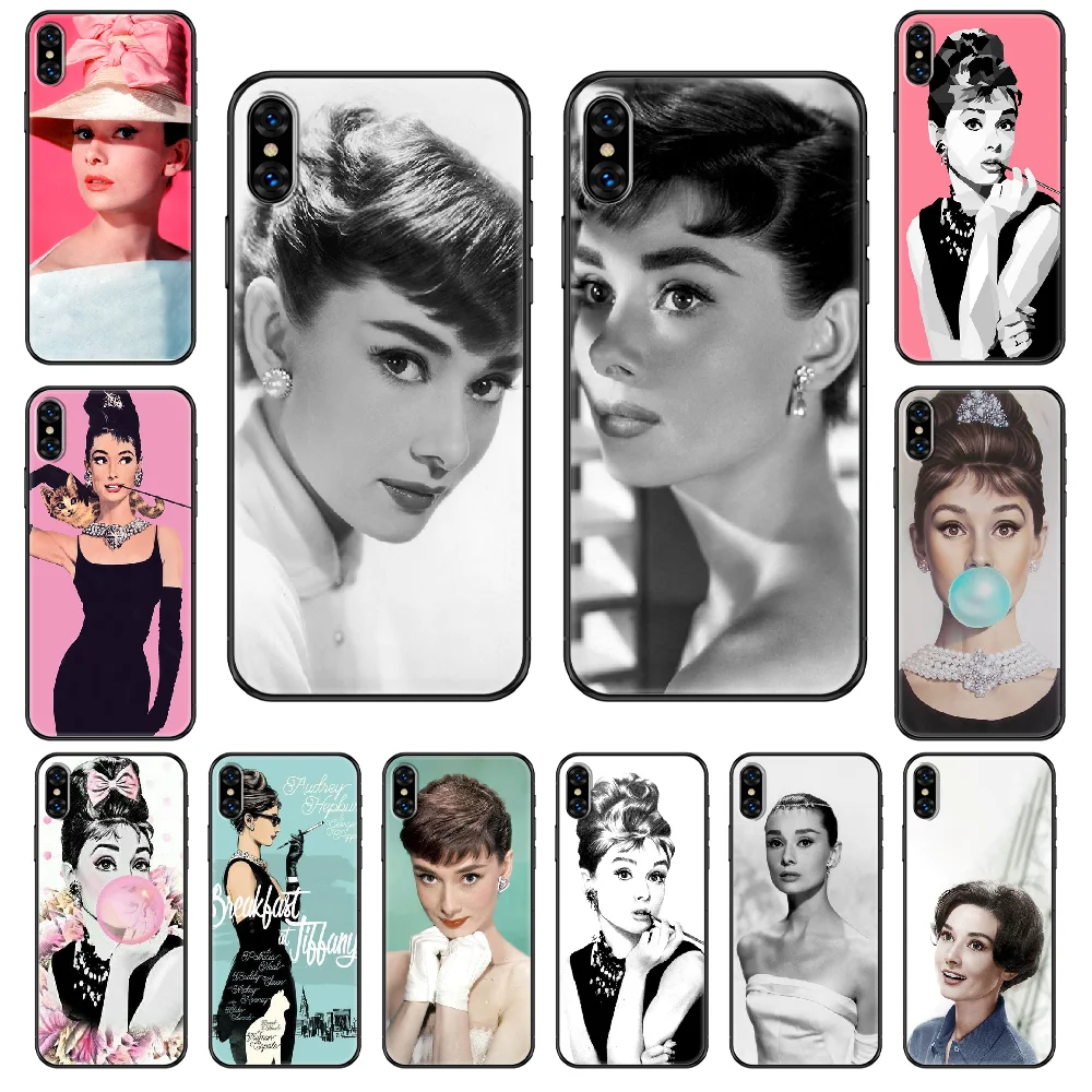 Одри Хепберн Чехол для мобильного телефона iphone 4 4s 5 5S SE 5C 6 6S 7 8 plus X XS XR 11 PRO MAX 2020