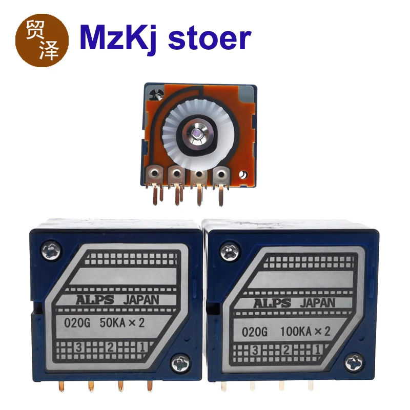 1 шт. RK27 новый импортный оригинальный японский ALPS RK271 50K 100K цветок 25 мм 50KAX2 100KAX2