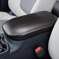 wood decoration for toyota rav4 rav 4 xa50 50 2019 2020 car center console seat armrest box cover central arm rest panel trim