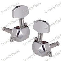 a set semiclosed string tuners tuning pegs keys machine heads for acoustic guitar chrome zlbfb m 5008