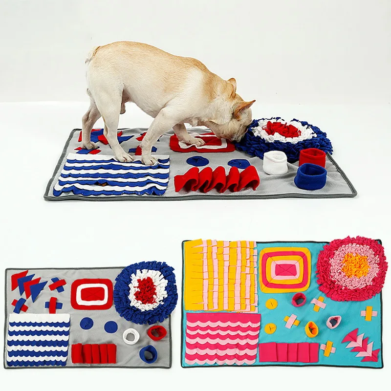 Новый Большой собачий нюхательный коврик машинная стирка медленное кормление