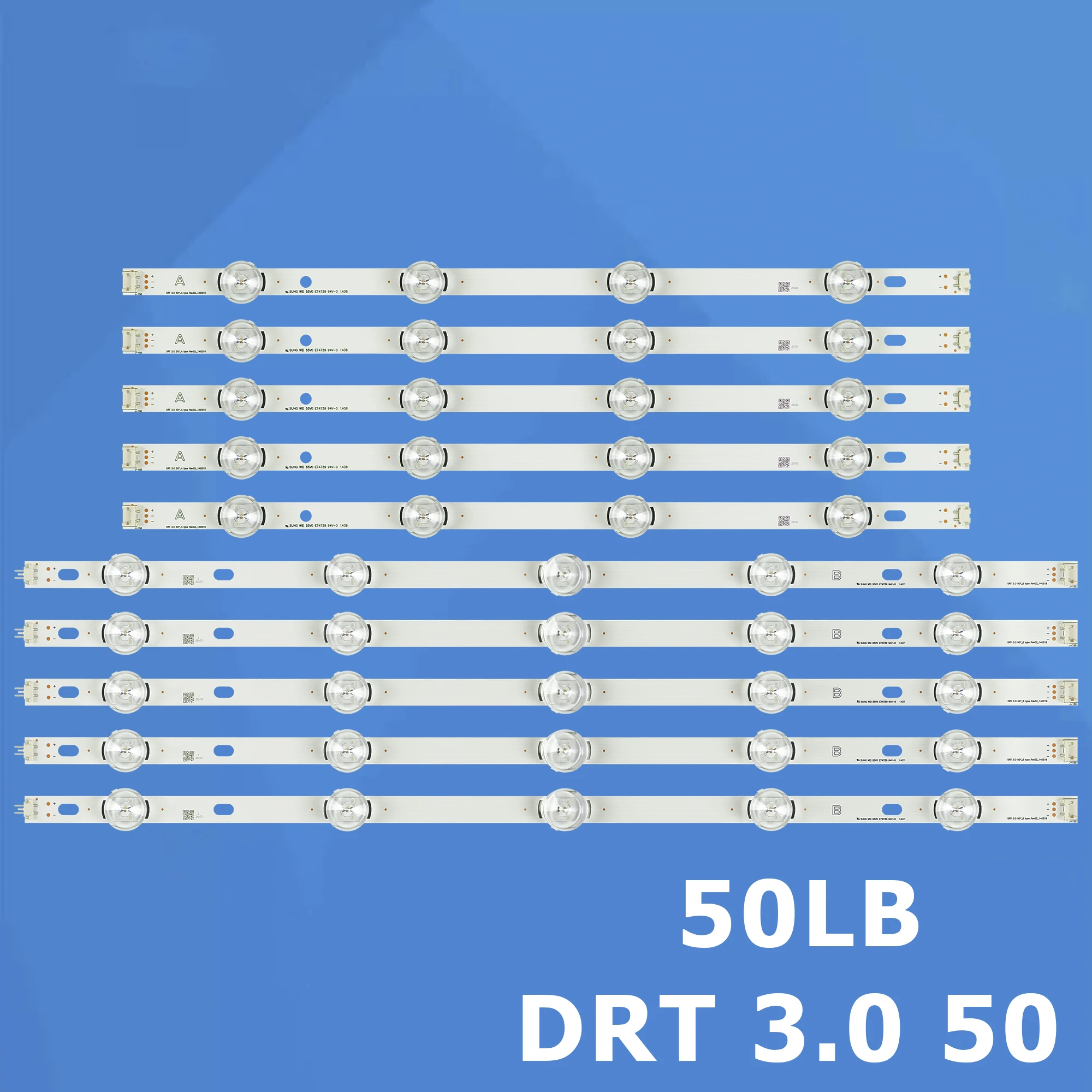 Светодиодная лента для подсветки LG LG50LB5620 LC500DUE FG A4 Innotek DRT 1030 50 &quot_ A/B 6916L 1736A 1735A 1978A