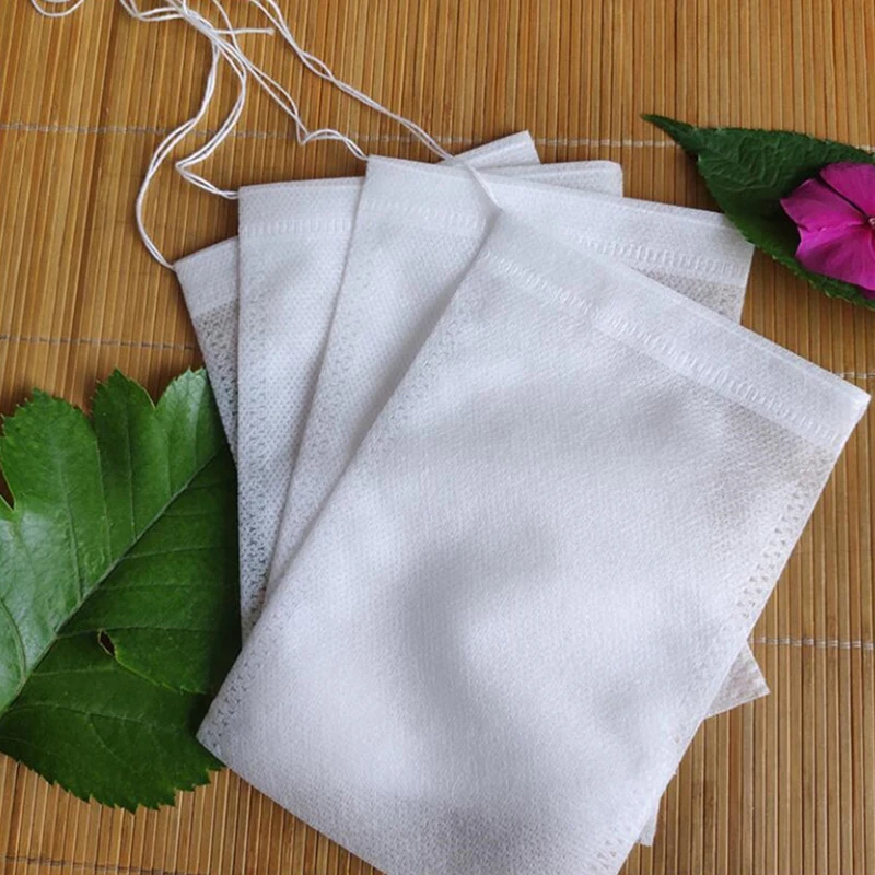 Disposable tea filter bag high temperature resistant bulk string sealed natural material suitable for and coffee | Дом и сад