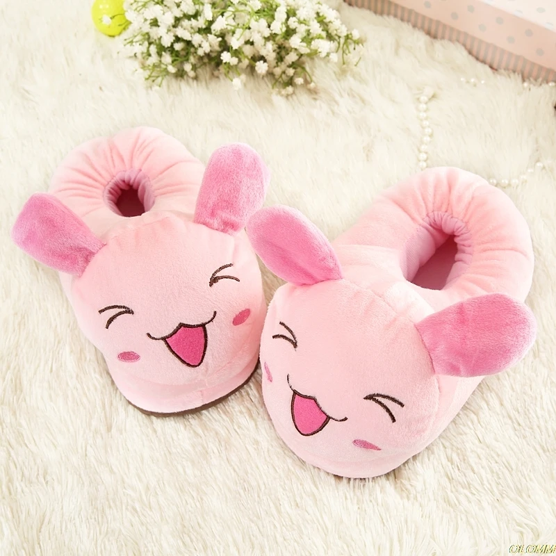 6 стилей; Лидер продаж; обувь Kawaii; хлопковые тапочки для взрослых и женщин; тапочки в стиле аниме; милые зимние праздничные вечерние тапочки кигуруми