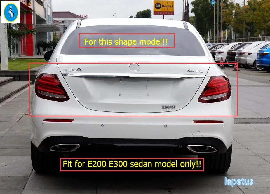Yimaautotrim Задний бампер протектор багажника защита порога Накладка для Mercedes Benz E-Class E класс W213 седан