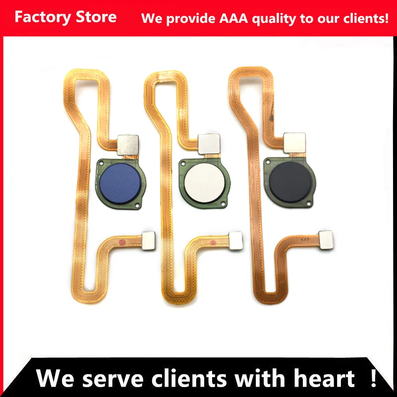 Новая кнопка Home Touch ID сканер отпечатков пальцев гибкий кабель лента для Huawei Honor 7C