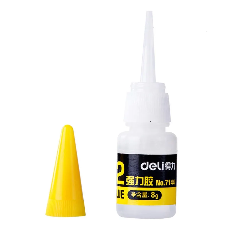 1Pcs Instant Quick-drying Cyanoacrylate Adhesive Strong Bond Fast Leather Rubber Metal 8g Office Supplies 502 Super Glue | Электронные