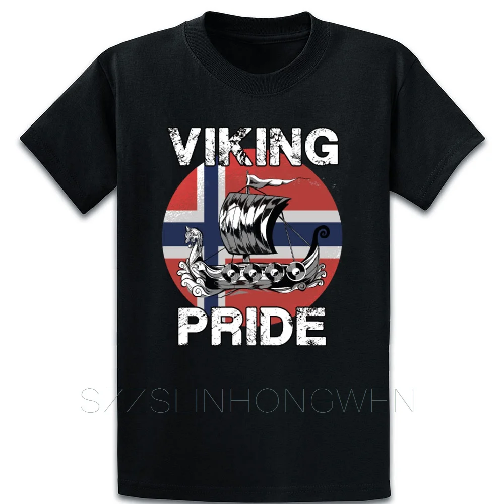 Viking Pride/Норвегия норвежская футболка с кораблем трендовая весенне осенняя