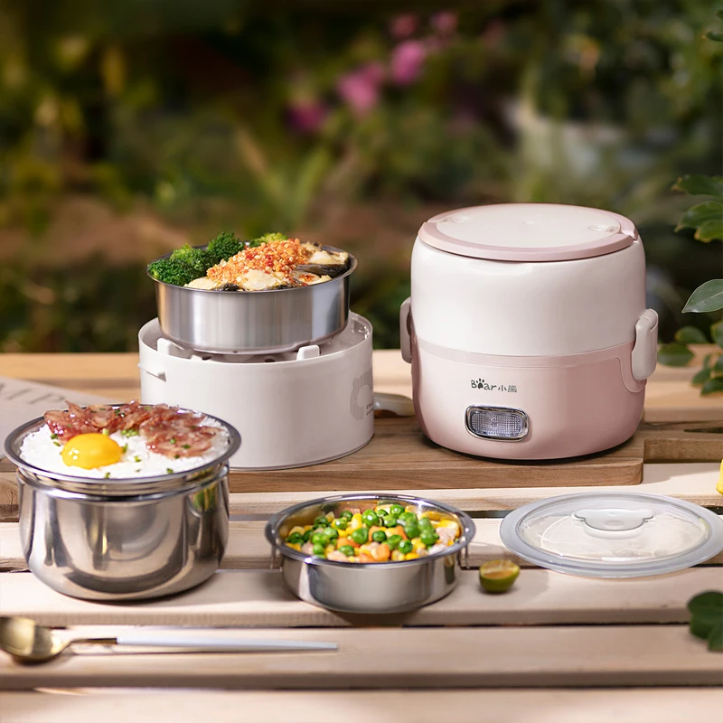 220V 2L электрическая плита риса Плита Портативный мини электрический обеды