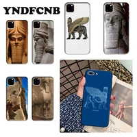 lamassu assyrian winged lion phone case for iphone 13 8 7 6 6s plus x xs max 5 5s se xr 11 11pro promax
