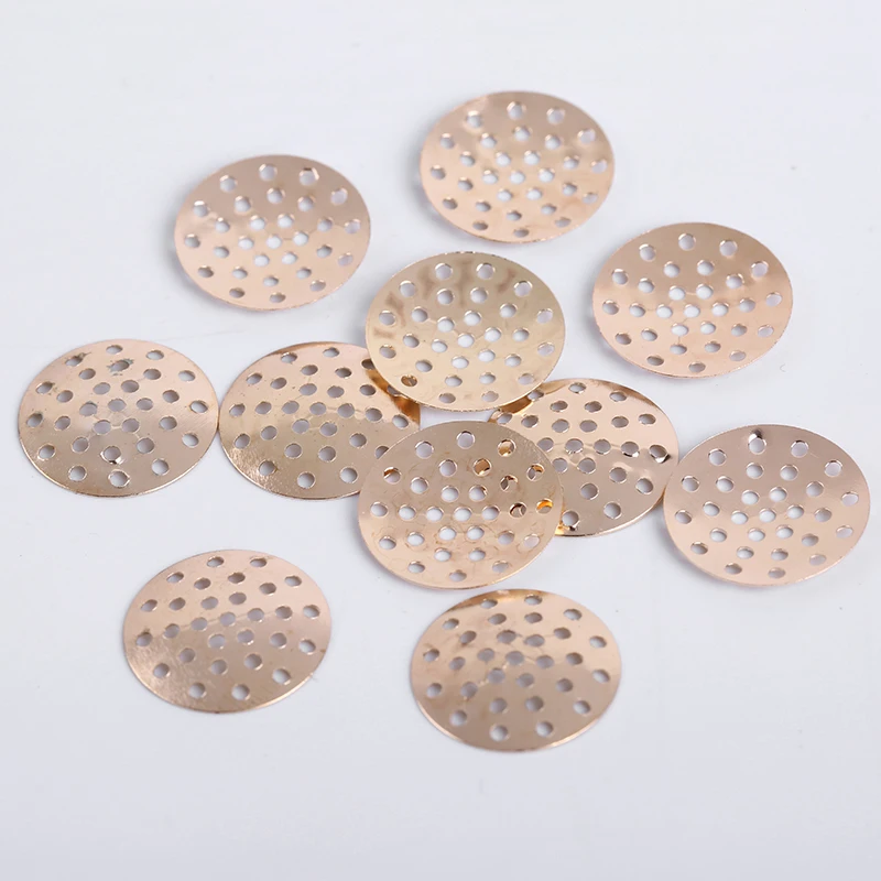 50 шт./лот броши на основе металлического диска оболочка Цветок Кабошон ободок