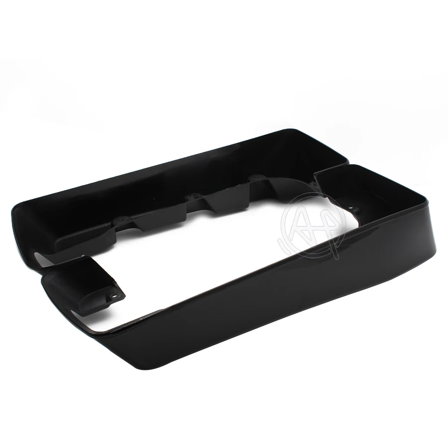 Глянцевый черный удлинитель сиденья из АБС-пластика для мотоцикла Harley Touring Road King