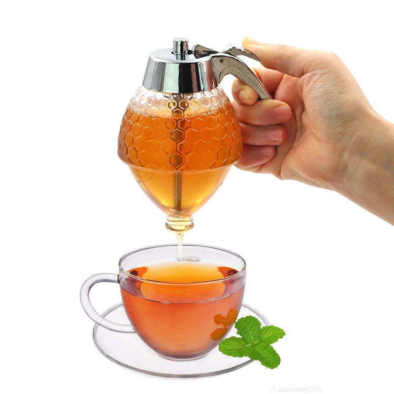 Диспенсер для сока сироп чашка пчелы мед чайник кухонные принадлежности