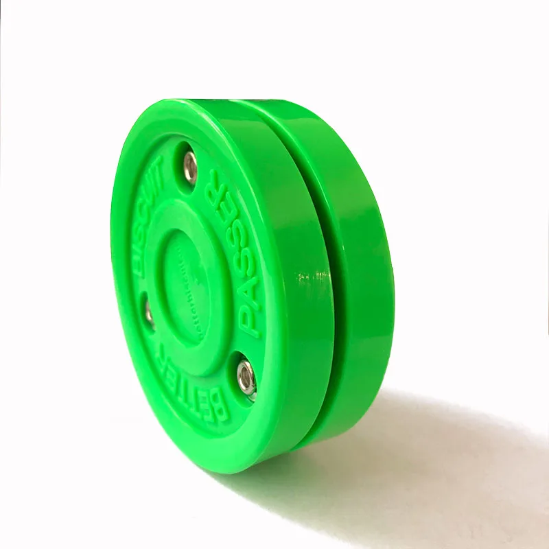 Тренировочная шайба для хоккея профессиональный зеленый бисквитный хоккейный