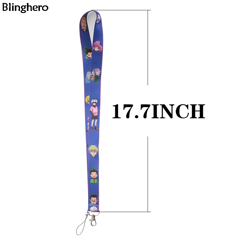 Blinghero Anime Hunter Lanyard For keys Cool Treasure Neck Straps Phone Holder Hang Ropes Kids Accessory BH0204 | Мобильные телефоны