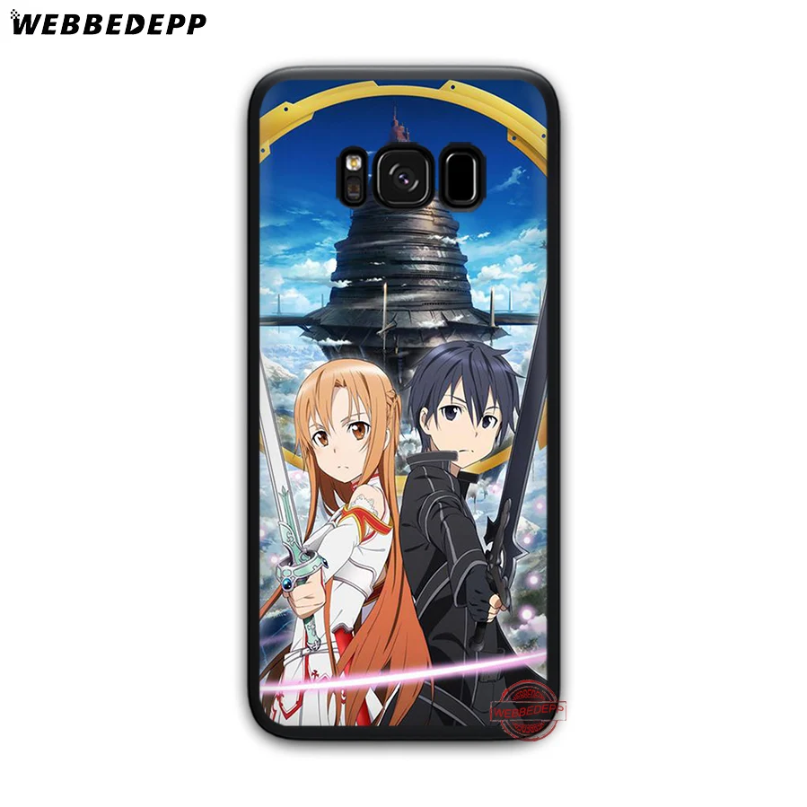 WEBBEDEPP меч искусство онлайн аниме Сан мягкий чехол для Samsung J4 J6 Prime Plus J8 2018 J7 Dou A20E A70S
