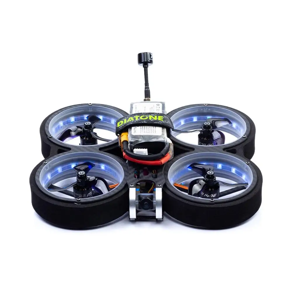 

Дрон DIATONE MXC TAYCAN SW2812, 3-дюймосветодиодный MAMBA F405MINI MK3 25A/35A TX400 RUNCAM NANO2 MB1606 3750KV 2700KV 4/6S Cinewhoop