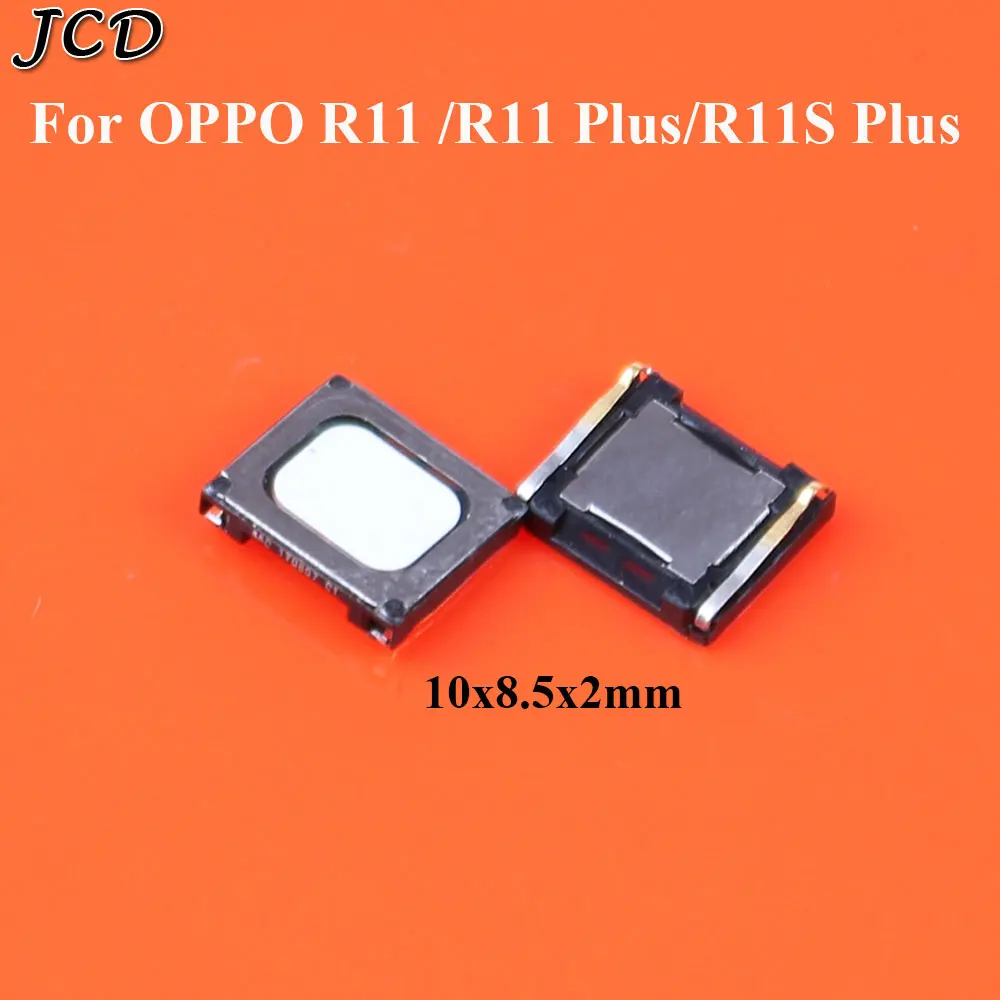 jcd 2pcs earpiece ear speaker receiver for oppo r11 r11 plus r11s plus mobile phone spare parts free global shipping