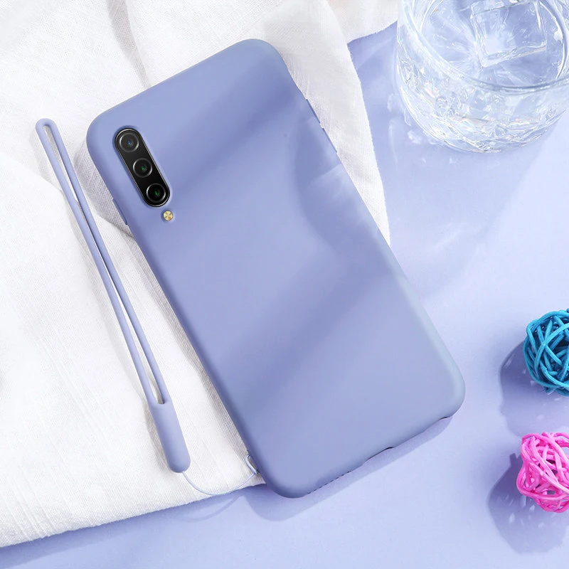 Силиконовый чехол для Xiaomi Mi CC9 Pro жидкий силиконовый мягкий ТПУ цветной Бархатный