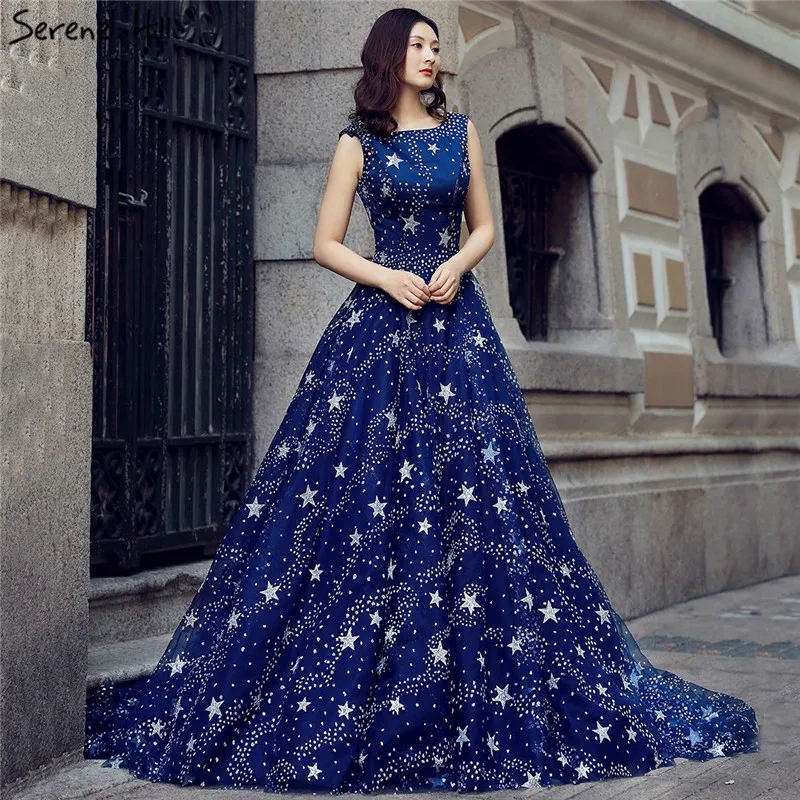 Новинка 2019 высококачественное сексуальное свадебное платье Индиго синего цвета