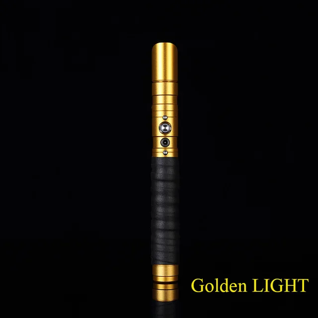 Gold HD gOLD Светильник Jedi Sith, металлический меч, лазерный маскарадный светильник, сабельные игрушки, светящийся подарок для детей, светильник для улицы, креативные войны, игрушки, палка, меч - Цвет: Gold HD gOLD