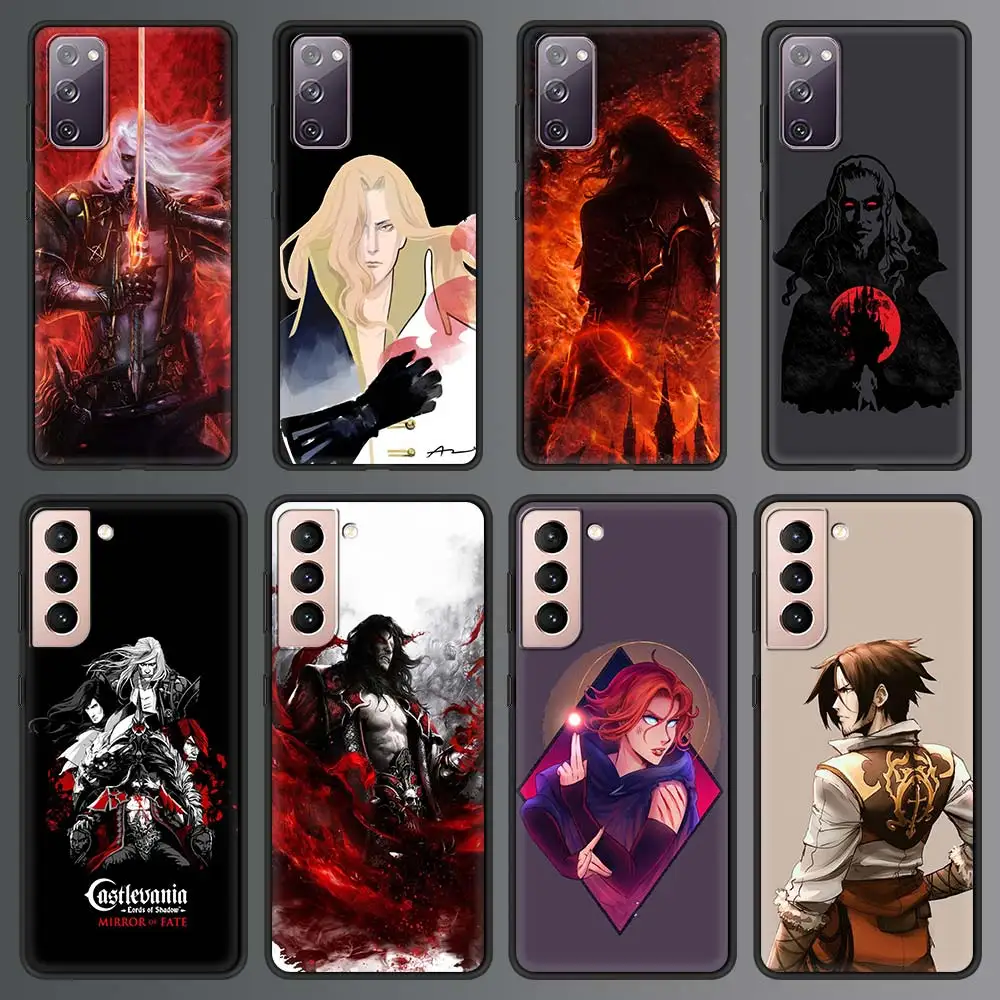 

Чехол Castlevania с аниме для Samsung Galaxy S21 Ultra S20 FE S10 S9 Plus S10E S8, мягкий силиконовый черный чехол для телефона из ТПУ
