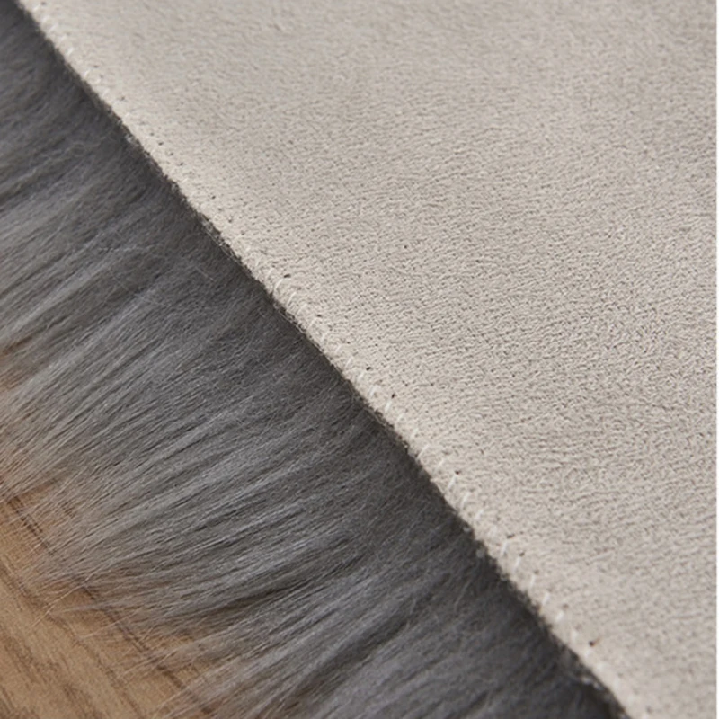 

Fluffy Mats Soft Artificial Wool Carpet Living Bedroom Fur Area Rugs White Shaggy Rectangle/Square/Rug Warm Seat Pad Home Decor