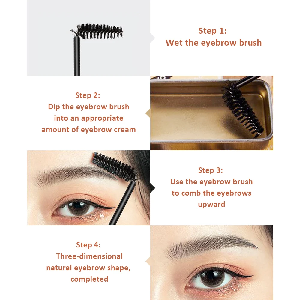 Сания 1 шт брови мыло воск с триммером Пышная юбка Пернатый помада гель для