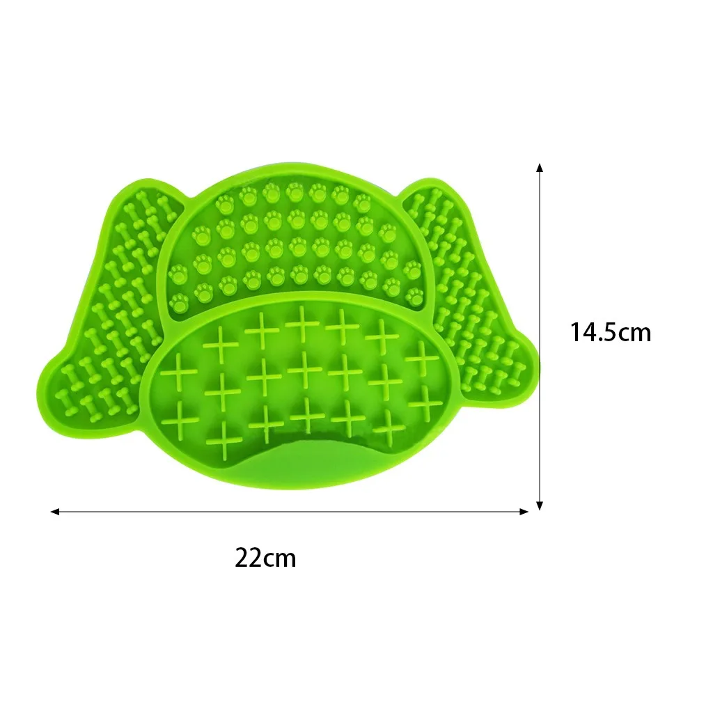 

NEW Pet Licking Mat Portable Anxiety Relief Dog Lick Pad Cup Bowl Transfer Plate Dog Slow Feeder Silicone Pet Bath Products Drop